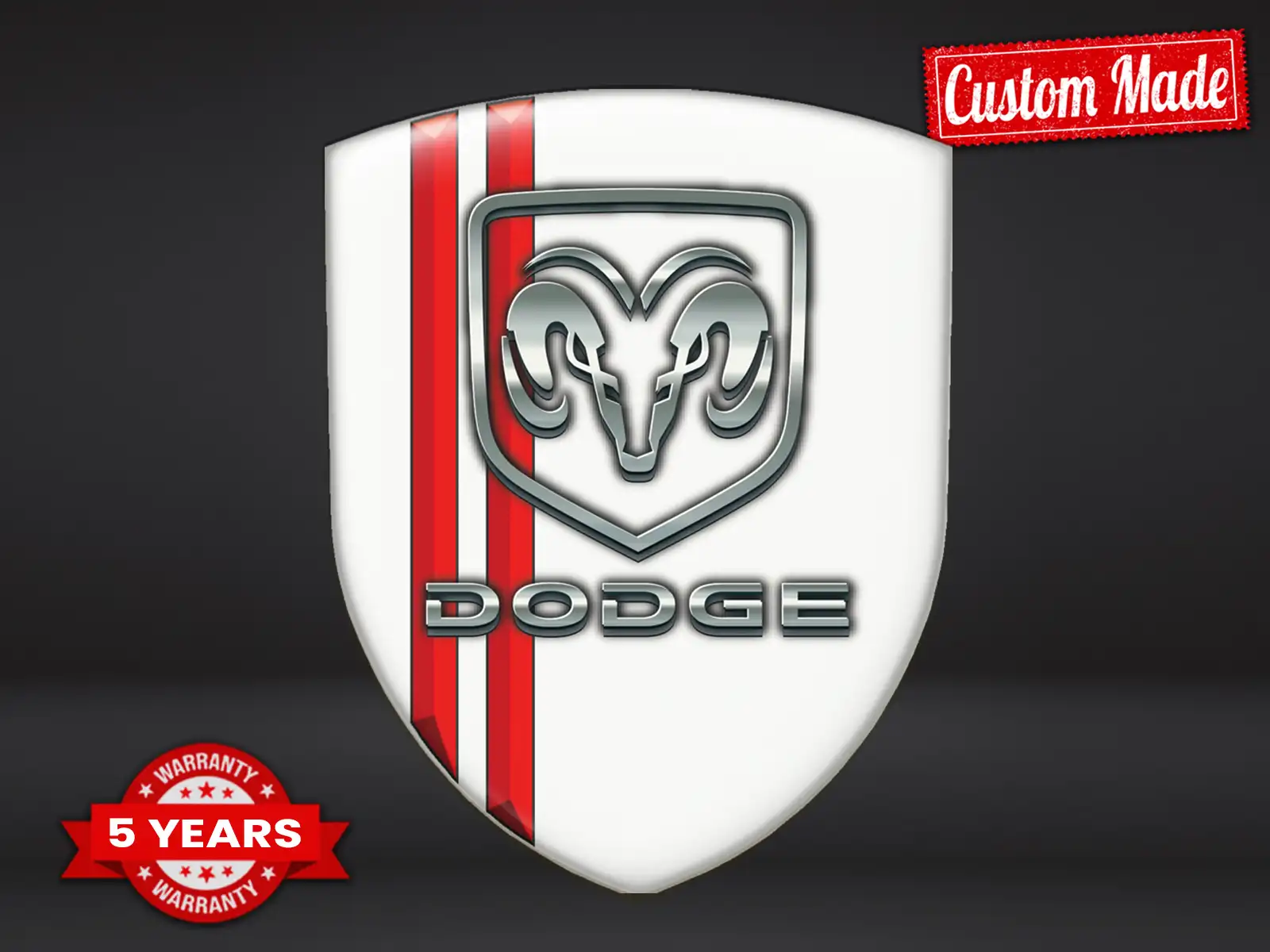 Dodge Décalcos Pare-Chocs Pro Max Durable Stylé Performance